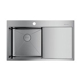 Мойка кухонная Omoikiri Akisame 86-IN-L нерж.сталь, нержавеющая сталь